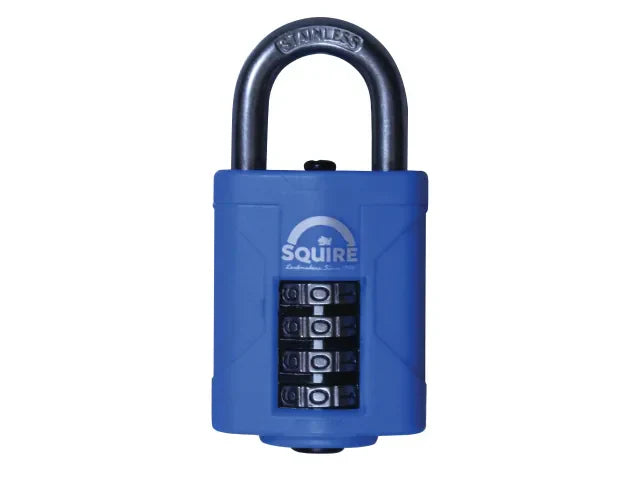 Squire CP40S Heavy-Duty Rustproof Marine Combi Padlock 38mm with Custom Code