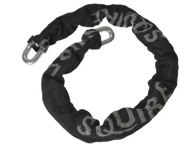 Squire J3 90cm x 8mm Hard Boron Alloy Security Chain - Stronghold Silver Rated