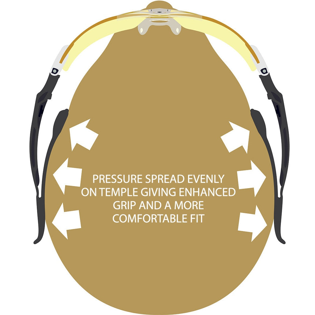 Beeswift H50 Anti-Fog Spectacles with Ergo Temple and Adjustable Fit Clear Lens