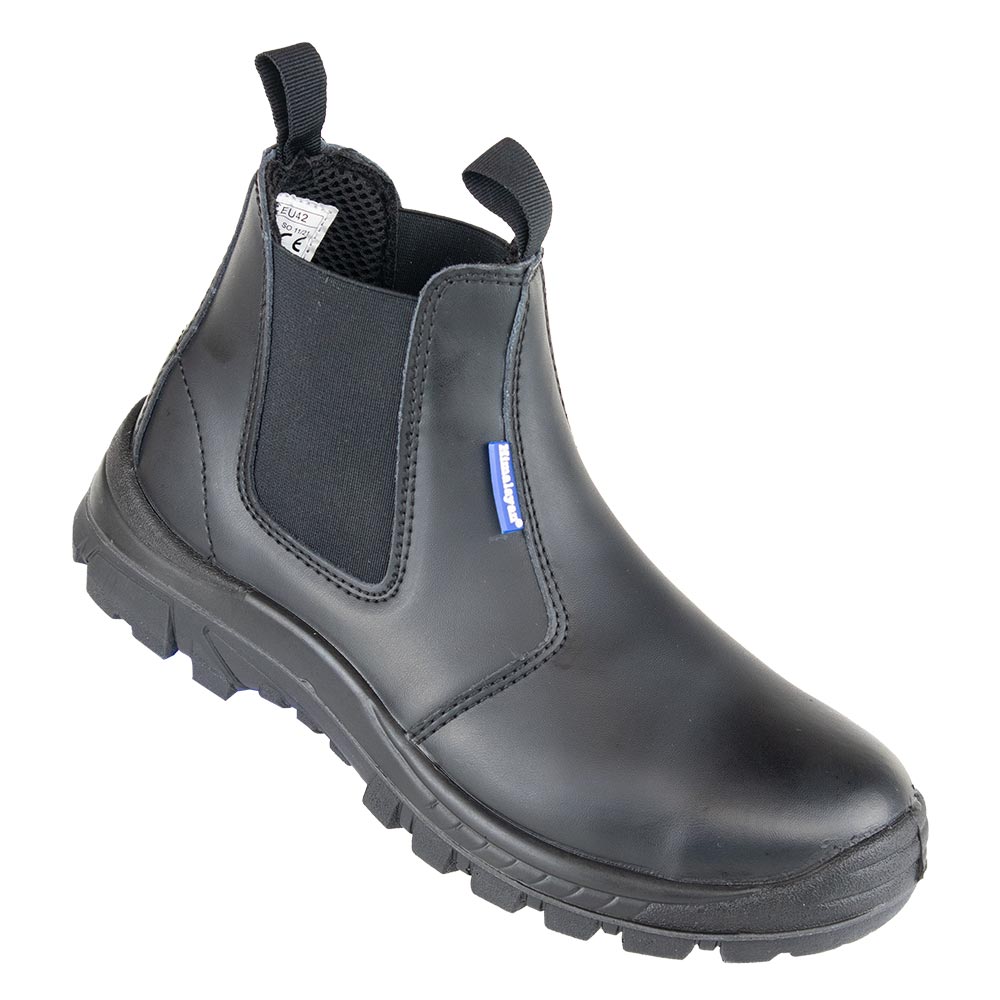 Himalayan Leather Safety Dealer Boots S1P Steel Toe Cap Midsole Heat Resistant