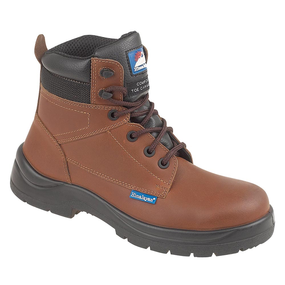 Himalayan Leather HyGrip S3 Safety Boots Heat Resistant Slip Resistant Composite