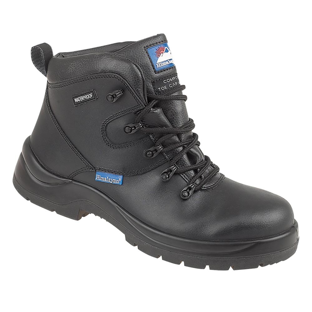 Himalayan HyGrip Waterproof Safety Boots S3 Leather Composite Toecap SRC