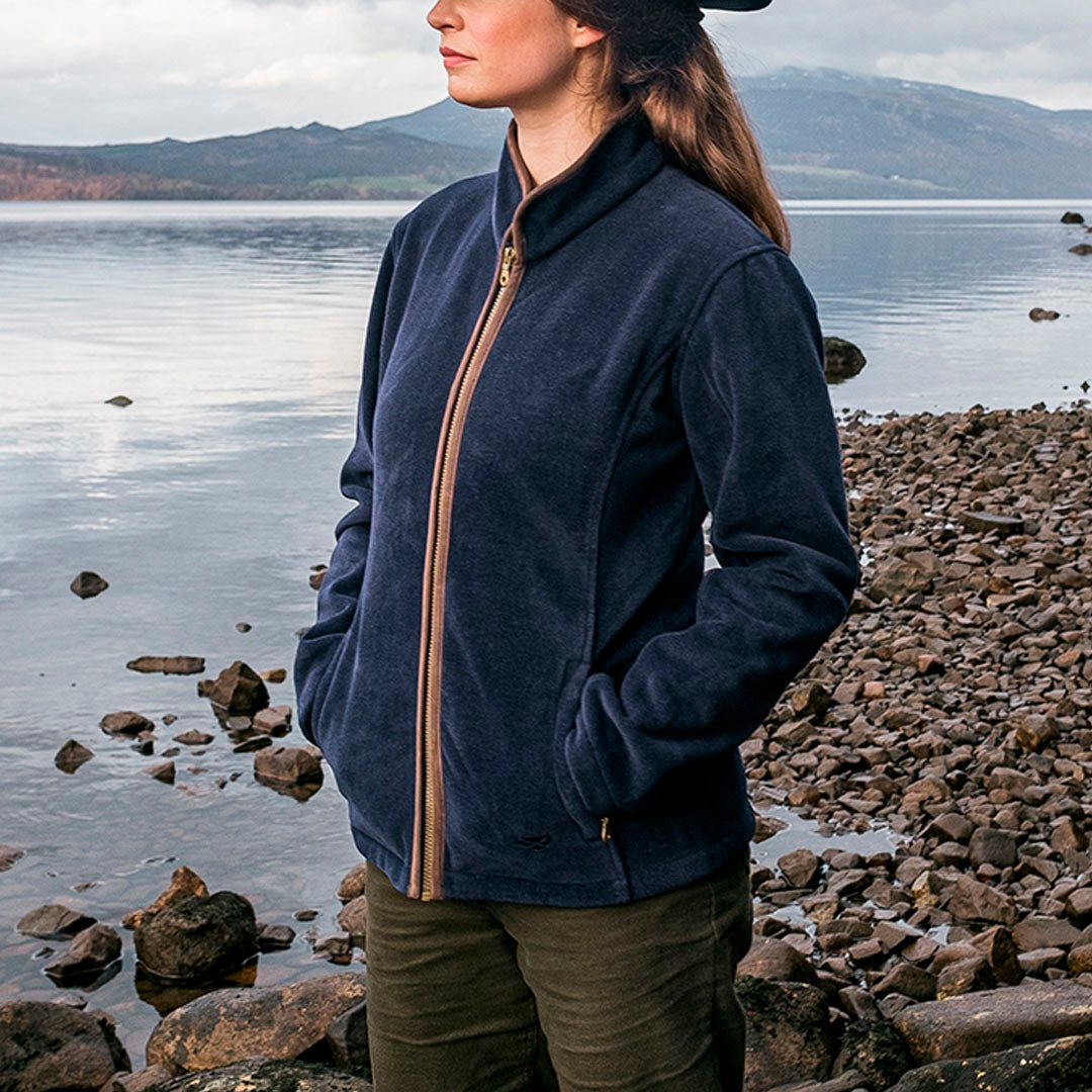 Hoggs of Fife Stenton Ladies Fleece Jacket Windproof Insulating Elegant Fit