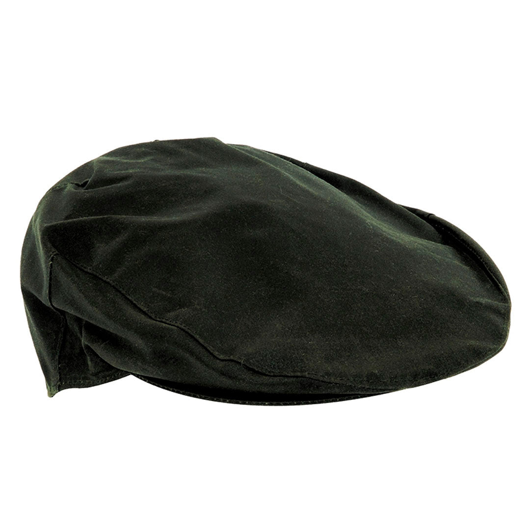 Hoggs of Fife Waxed Cap #colour_dark-olive