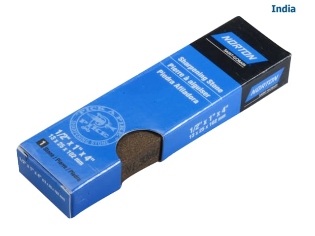 India CB24 Coarse Bench Stone 100x25mm for Carpenters and Mechanics