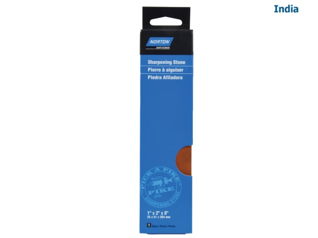 India FB8 Fine Bench Stone 200x50mm for Sharpening Tools - Aluminium Oxide
