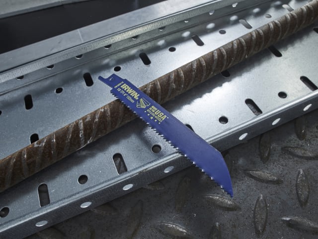 IRWIN 610R Sabre Saw Blades Pack of 5 for Metal and Wood Cutting 150mm