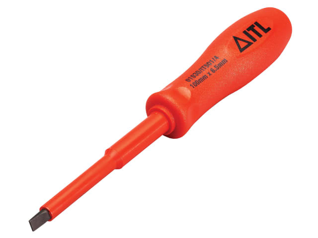 ITL Insulated Engineers Screwdriver 100mm x 6.5mm IEC 60900 Lifetime Warranty