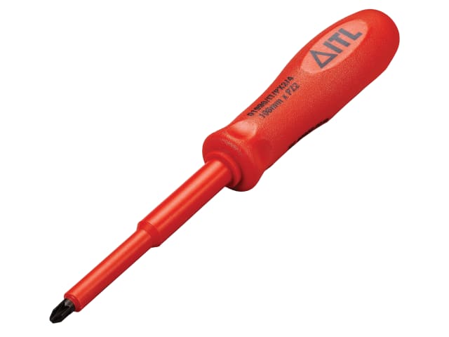 ITL Insulated Pozidrive Screwdriver Pozi No.2 100mm 4in Lifetime Warranty