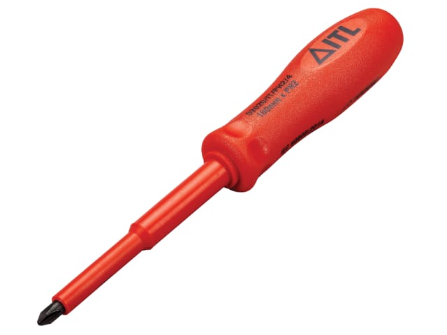 ITL Insulated Phillips Screwdriver No.2 100mm 4in Lifetime Warranty