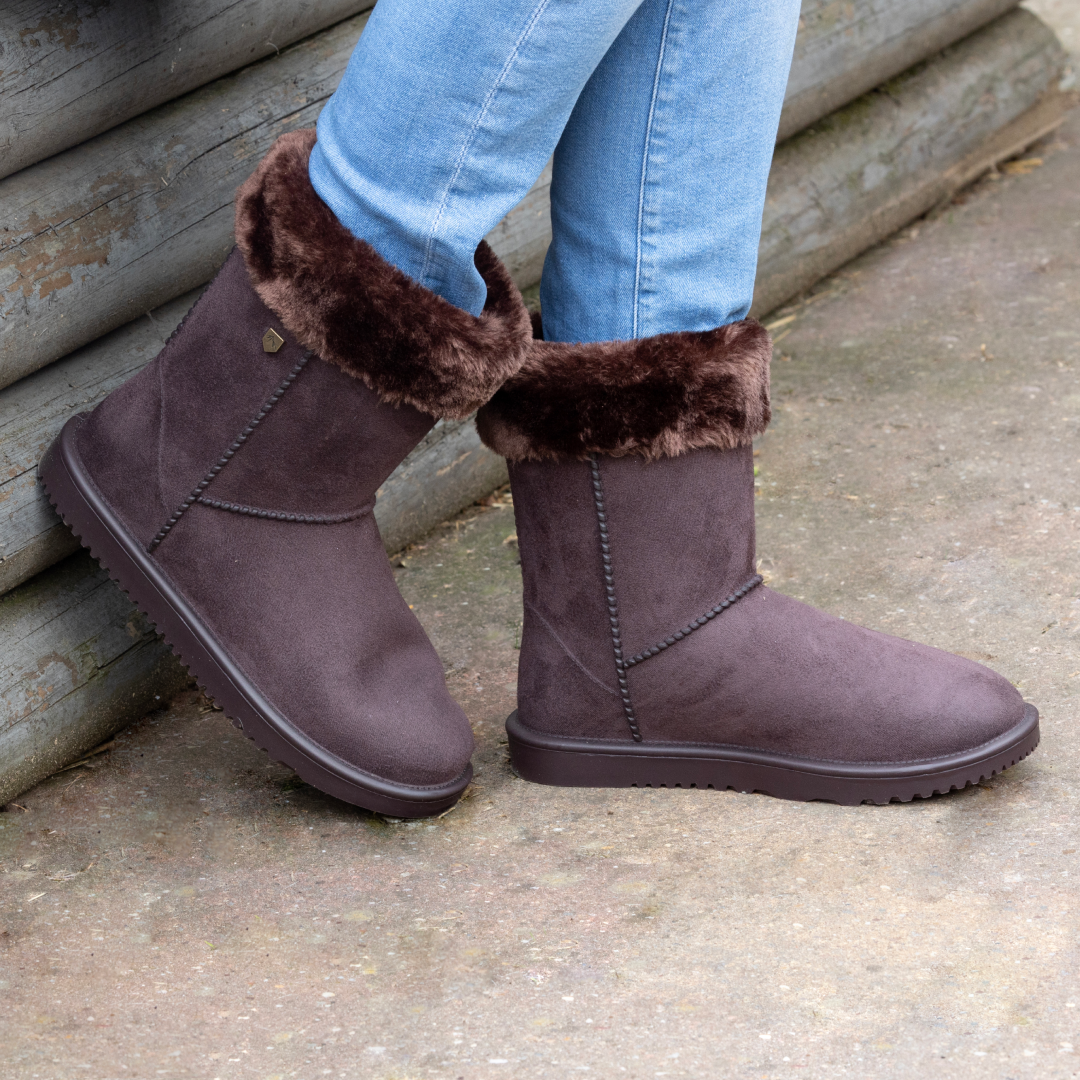 HY Equestrian Chisworth Waterproof Fleece Boot with Faux Fur Lining