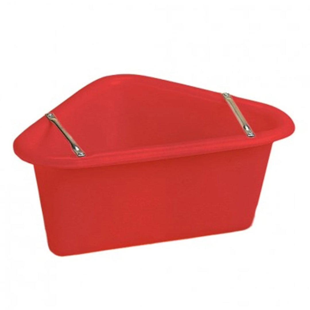 Stubbs Corner Manger Durable Plastic Bucket for Corner Bracket Stable Use