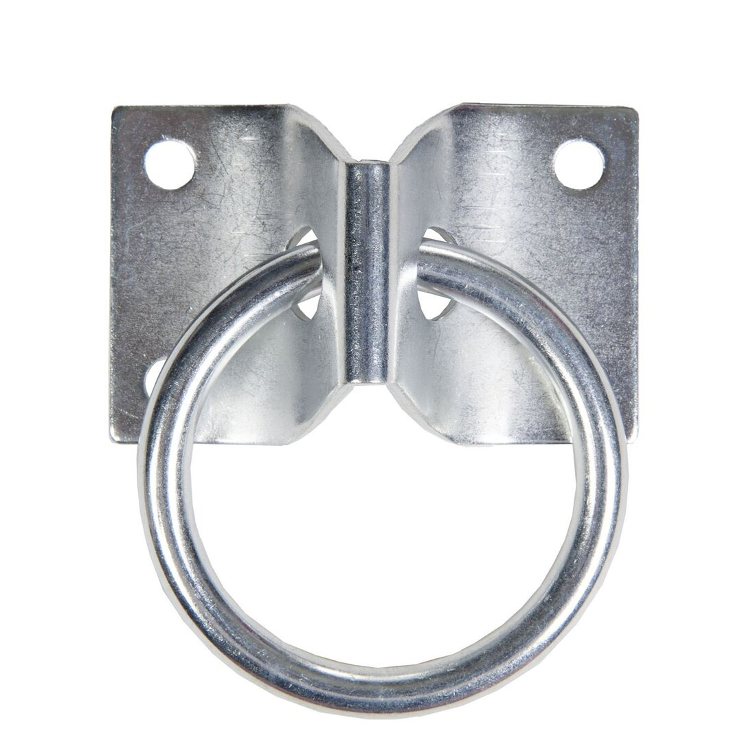HKM Stable Galvanized Tie Ring Durable Horse Tying Accessory Rust Resistant