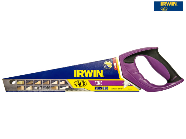 IRWIN Jack 990UHP Fine Junior Toolbox Handsaw 335mm Soft-Grip 12 TPI