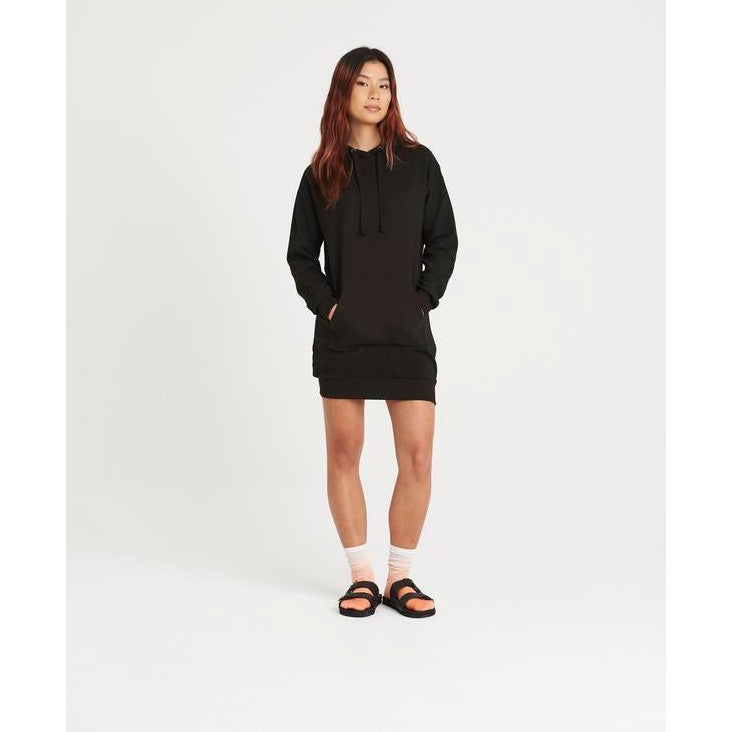 Awdis Just Hoods Women's Longline Hoodie Dress with Kangaroo Pocket