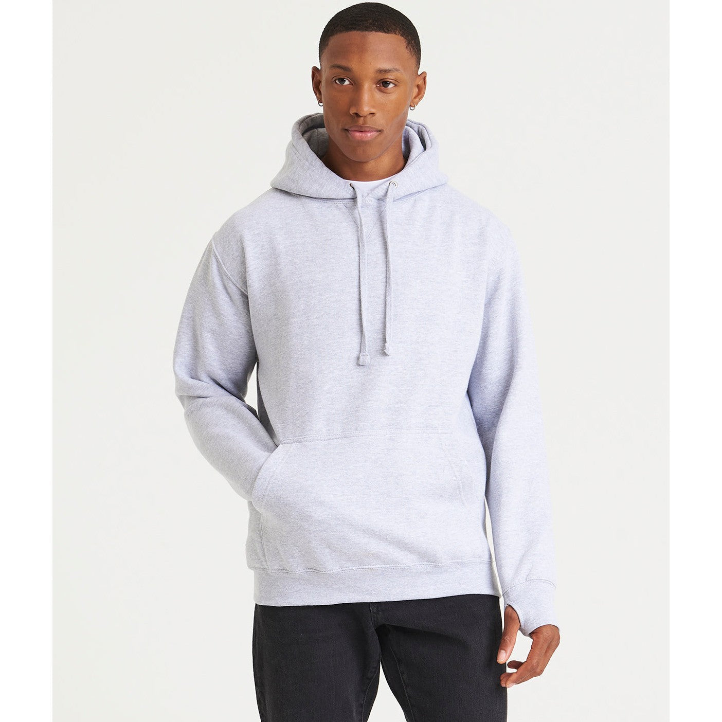 Awdis Just Hoods Heavyweight Street Hoodie with Thumb Holes and Pouch Pocket