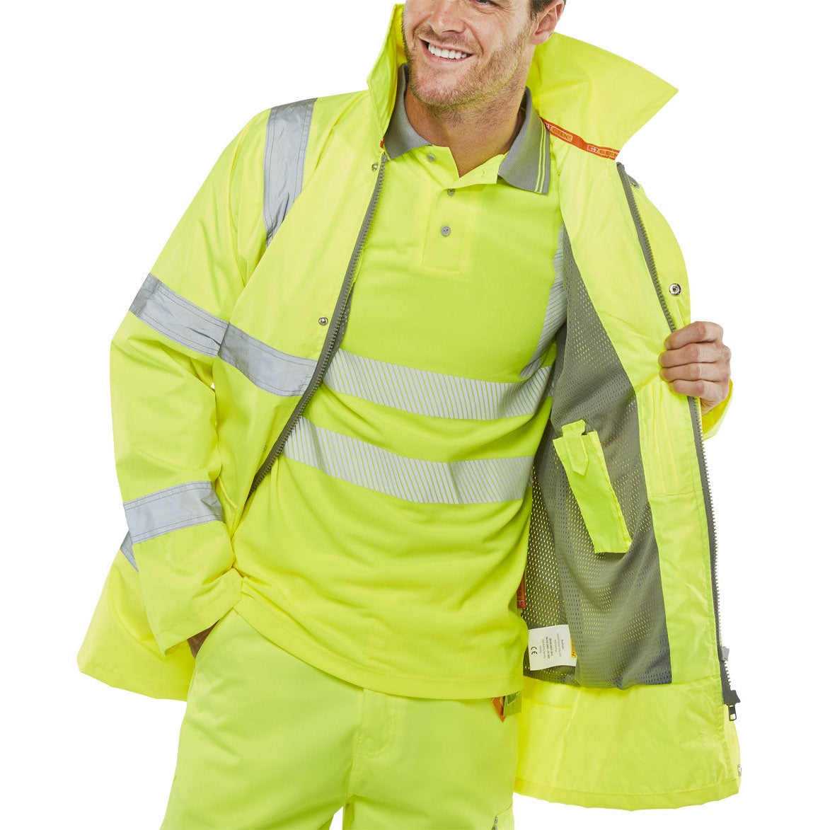 Beeswift Economy Jubilee Jacket EN ISO20471 Class 3 Waterproof Breathable