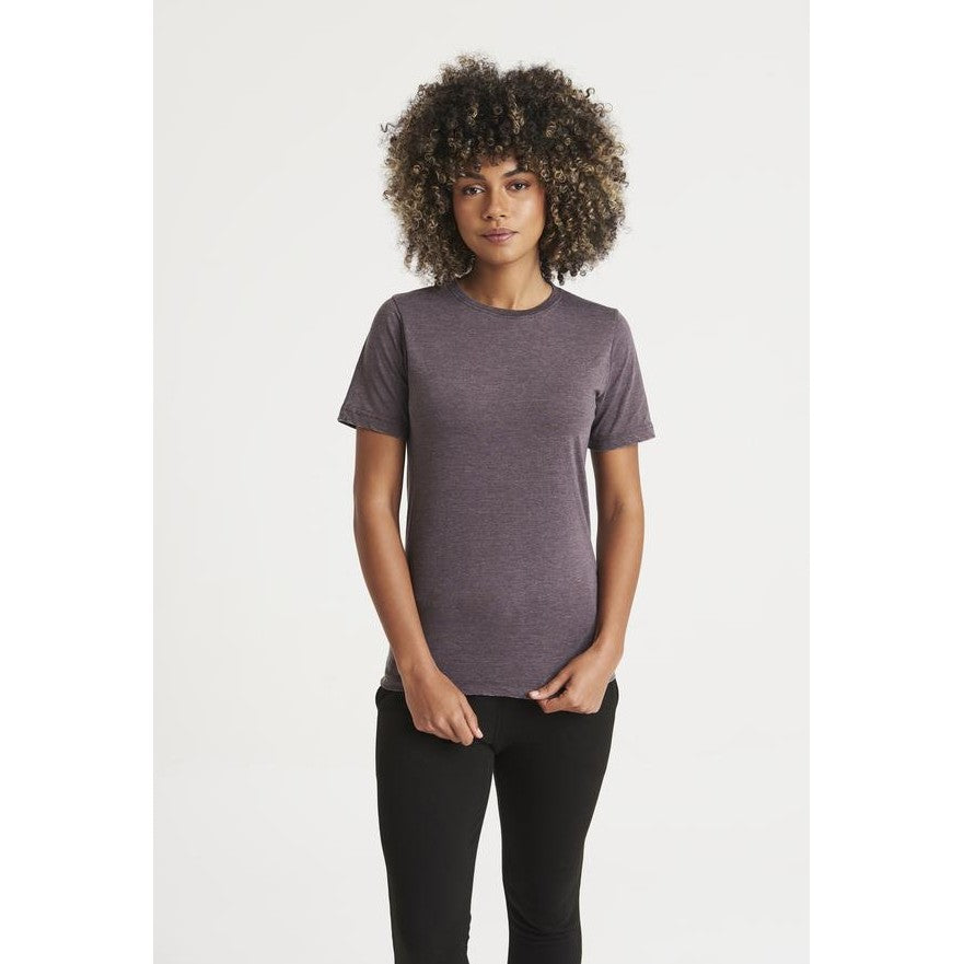 Awdis Just T's Washed T-Shirt Unisex Soft Touch Fashion Fit Crew Neck