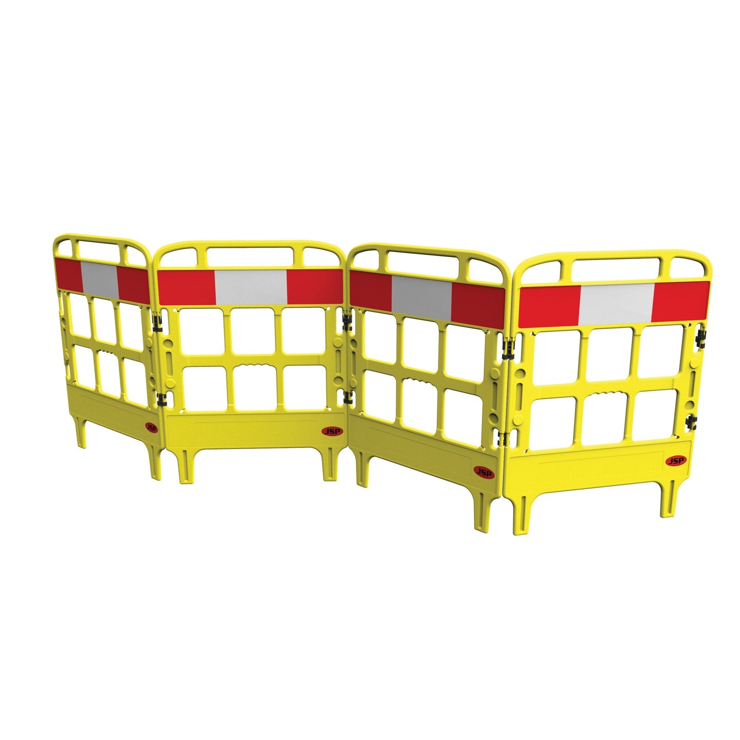 JSP Portagate 4 Gate Compact Barrier System with Reflective Panels and Stability