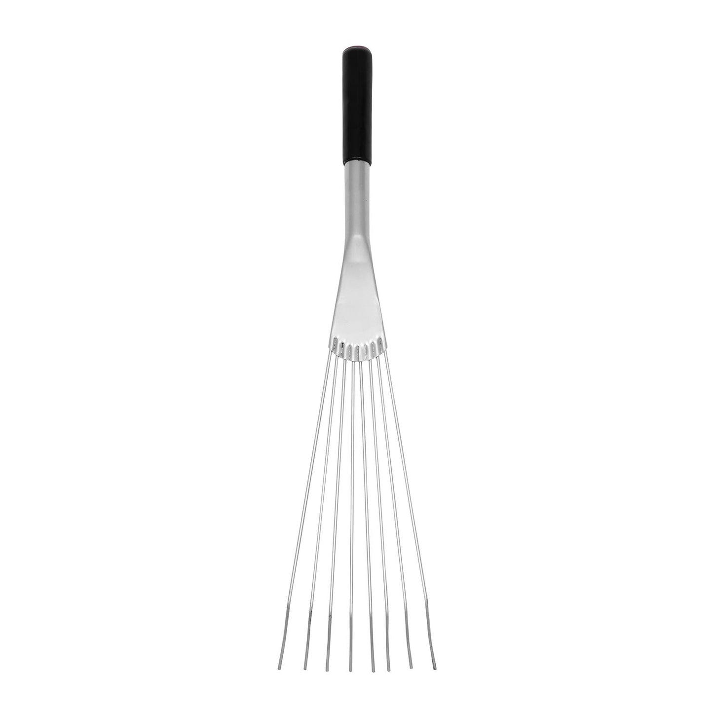 Red Gorilla Big Tidee Metal Rake Short Handle #colour_black