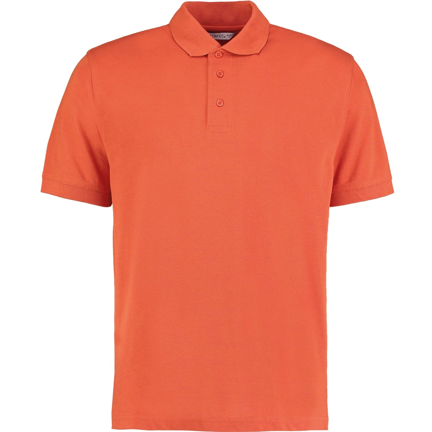 Kustom Kit Klassic Polo Superwash 60°C Classic Fit Burnt Orange Size XS-3XL