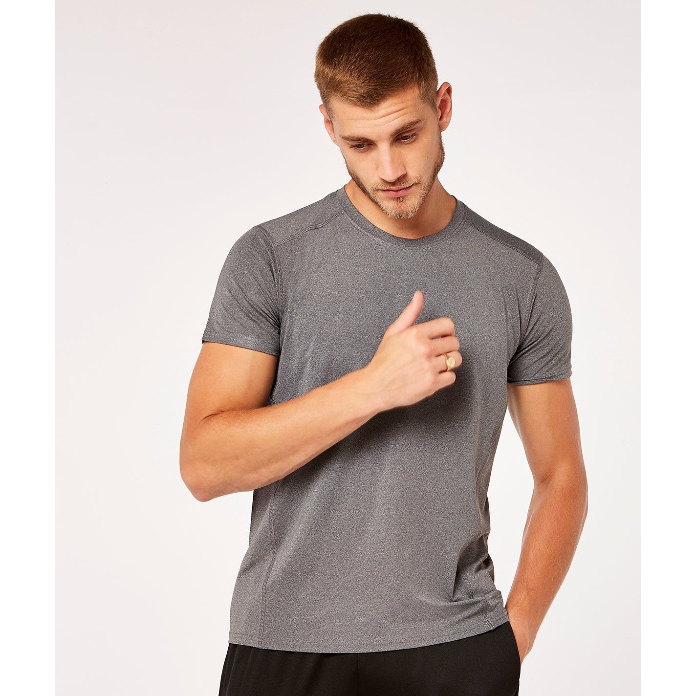 Gamegear Compact Stretch T-Shirt Soft Polyester Short Sleeve Crew Neck