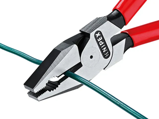 Knipex High Leverage Combination Pliers 180mm PVC Grip Cutting Capacity 2.5mm