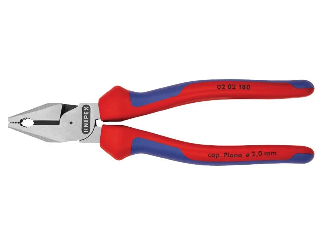 Knipex High Leverage Combination Pliers 180mm Soft Grip Multi-Component