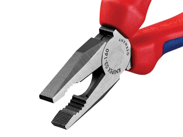 Knipex 03 02 Combination Pliers 160mm Multi-Component Grip Soft Handles