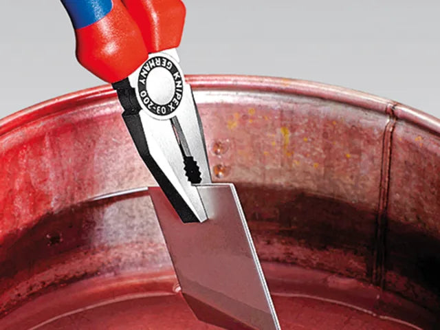 Knipex 200mm Combination Pliers Multi-Component Grip Soft Handle Tool Steel