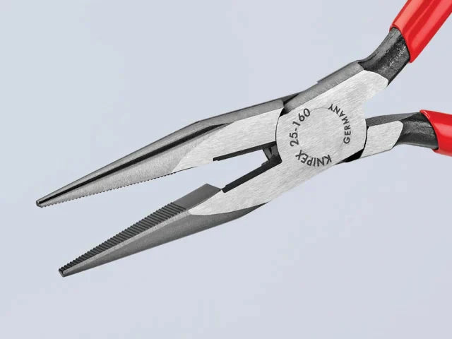 Knipex Snipe Nose Side Cutting Pliers 160mm PVC Grip 25 Series Radio Pliers