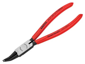 Knipex 46 31 Internal Circlip Pliers 45° Bent Tip 85-140mm PVC Handles