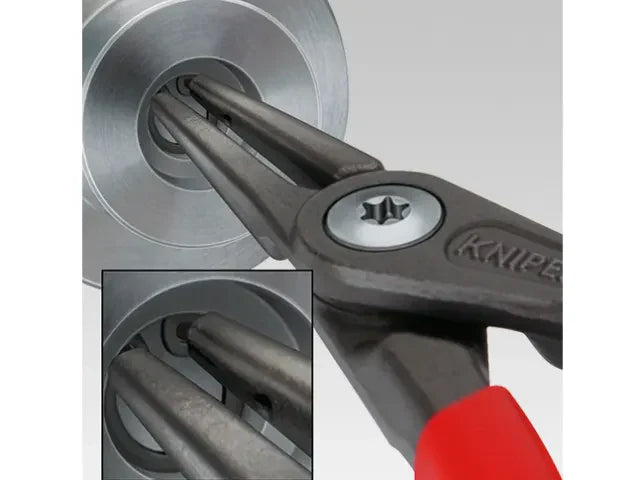 Knipex 48 11 J0 Precision Internal Circlip Pliers 8-13mm Straight 140mm
