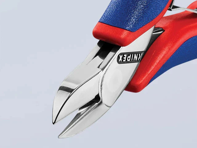 Knipex 77 12 Electronics Diagonal Cut Pliers 115mm Round Bevelled Grip