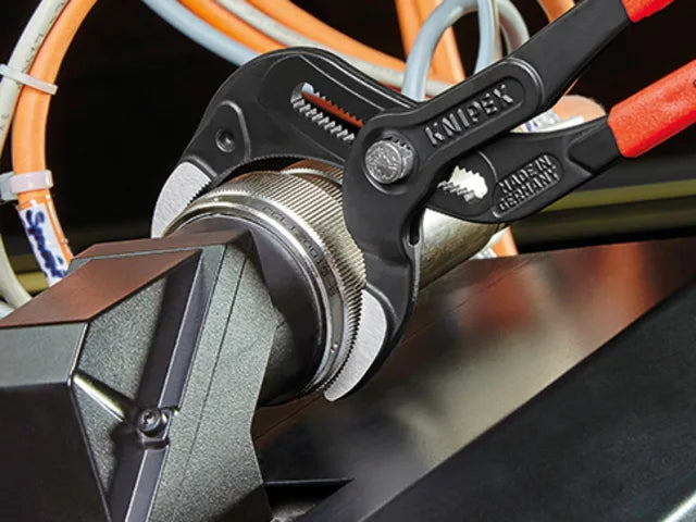 Knipex 81 Series Plastic Pipe Grip Pliers 250mm 25 Adjustments Black Finish