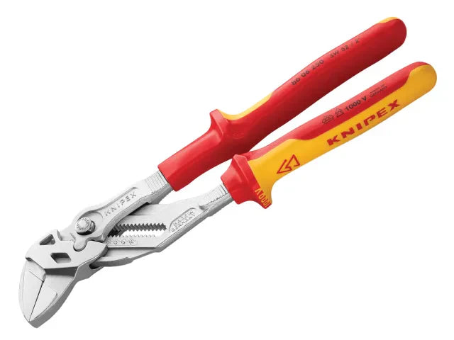 Knipex VDE Pliers Wrench 250mm Insulated Multi-Function Tool 1000V Safe