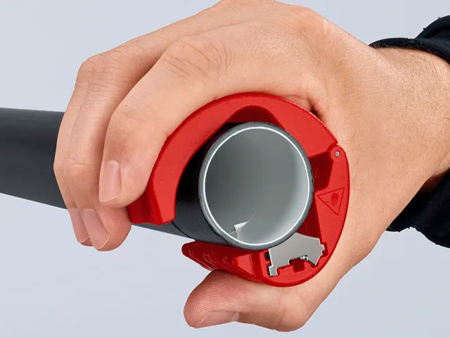 Knipex BiX Clever Pipe Cutter 72mm for HT Plastic Pipes and Sealing Sleeves