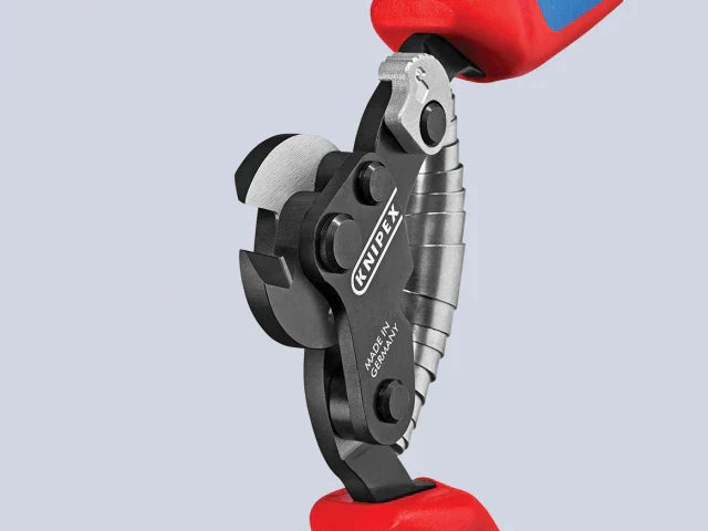 Knipex Wire Rope Cutters 160mm Multi-Component Grip Lightweight High Strength