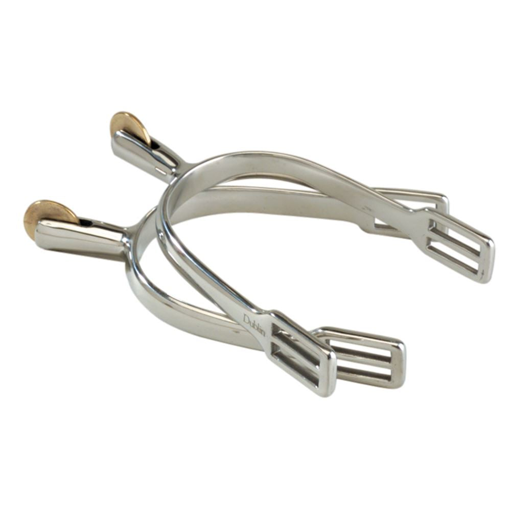 Korsteel Horse Smooth Rowell Dressage Spurs For Equestrian Riding and Showing