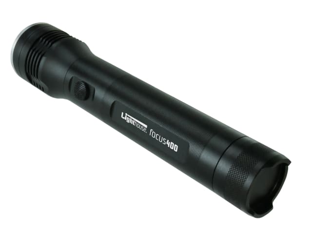 Lighthouse Elite Focus400 LED Torch 400 Lumens Waterproof 3 Modes 100m Beam