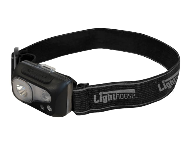 Lighthouse Elite LED Headlight 300 Lumens Waterproof 5 Modes Adjustable Strap
