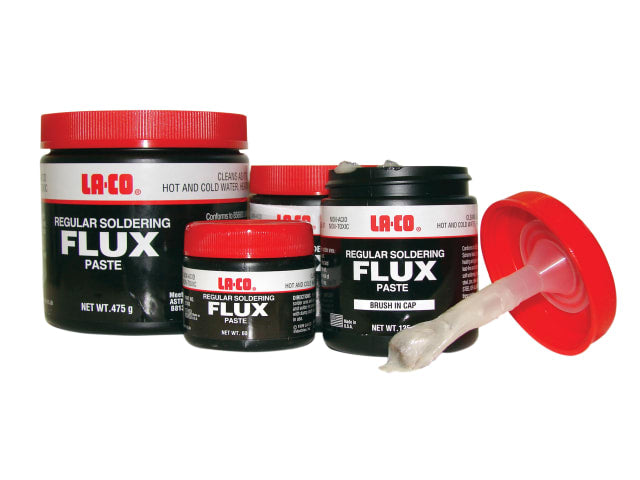 LA-CO Regular Soldering Flux 125g Non-Acidic WRAS Approved Safe Cleaning Agent