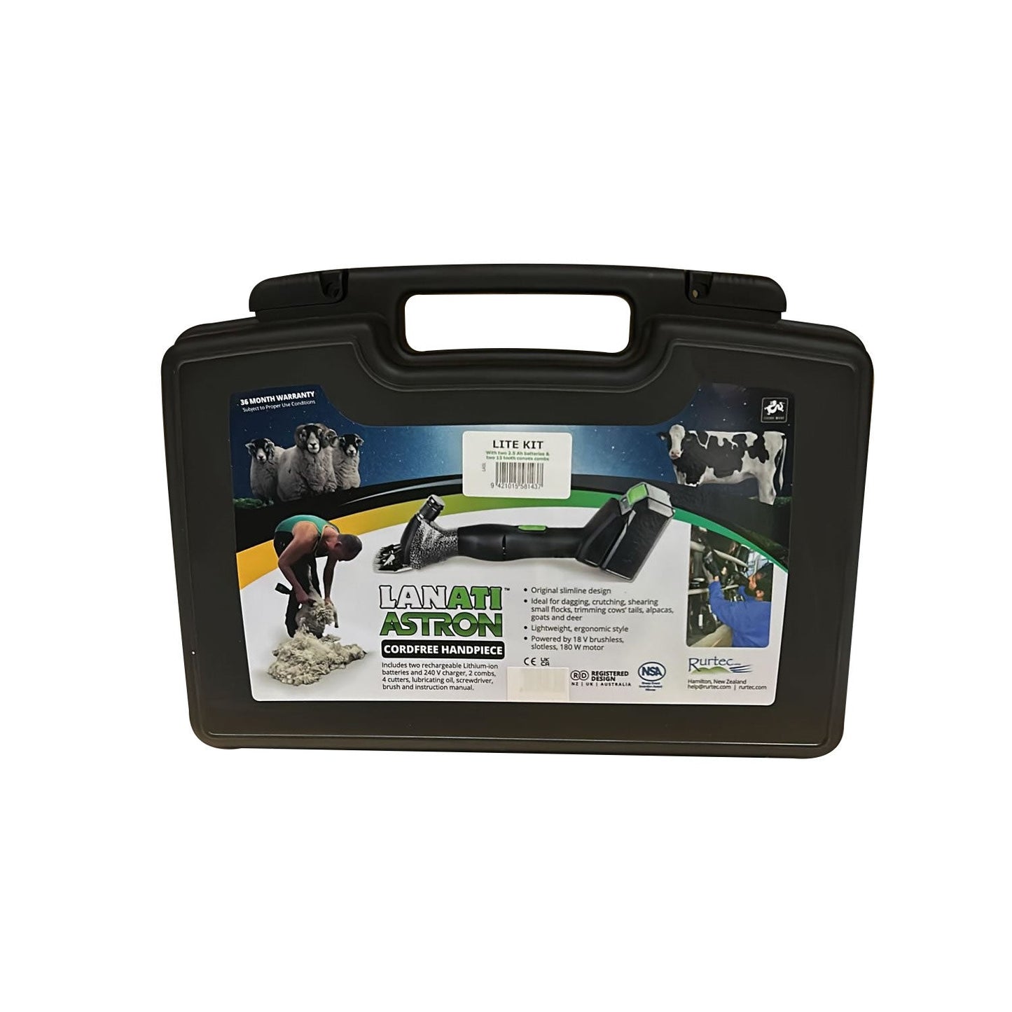 Lanati Astron Cordfree Handpiece Kit Lite Cordless For Shearing and Trimming
