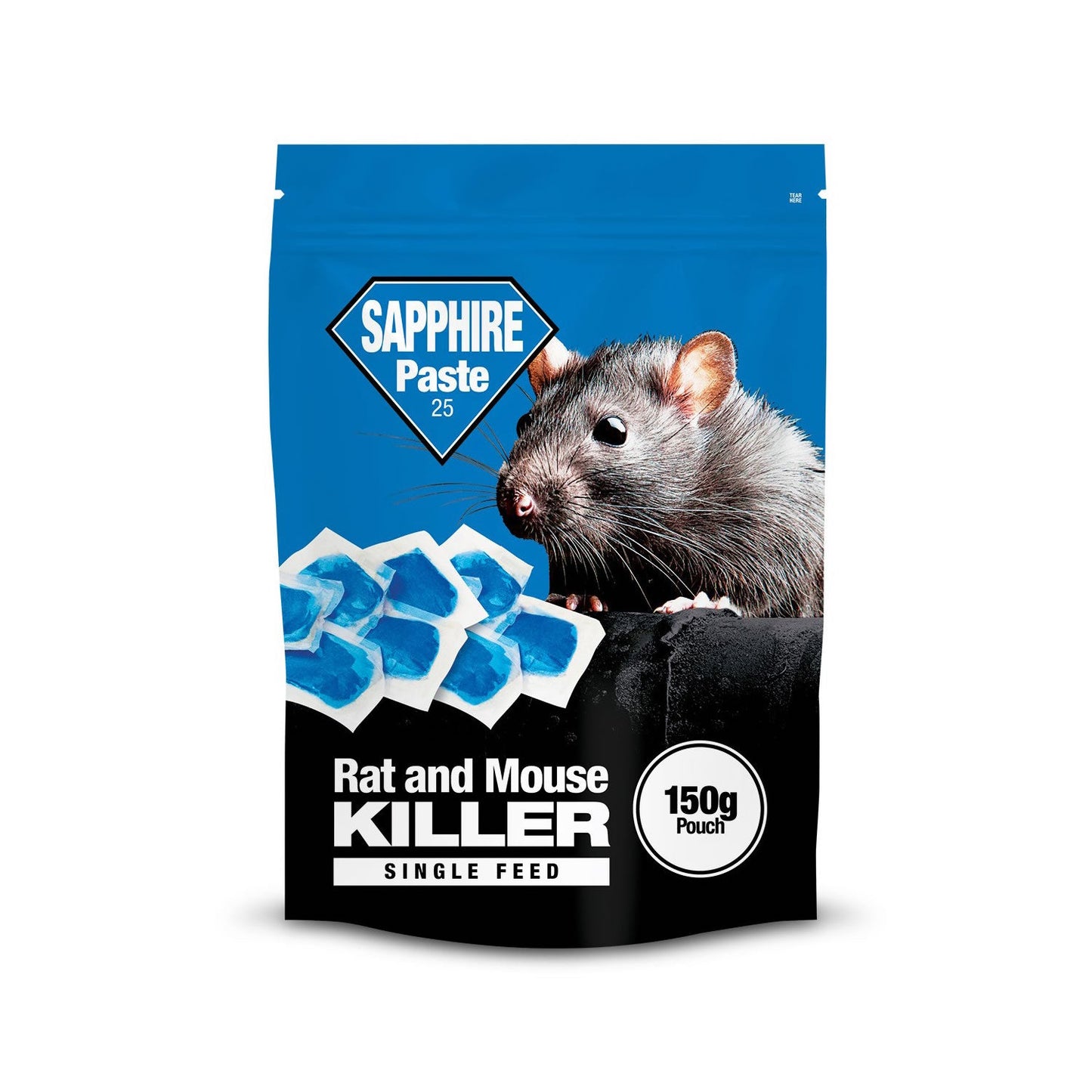 Lodi UK Retail Sapphire Paste 25 Rodent Bait For Mice and Rats Infestation
