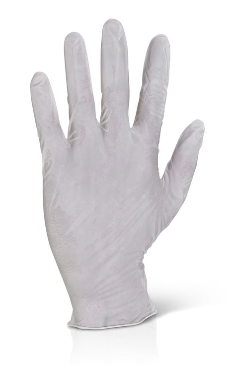 Beeswift Powder Free Latex Gloves Size Large 100 Pack Medical Safety Use