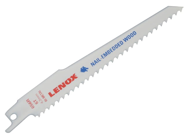 LENOX 20572-656R Wood Cutting Reciprocating Saw Blades 150mm 6 TPI Pack of 5