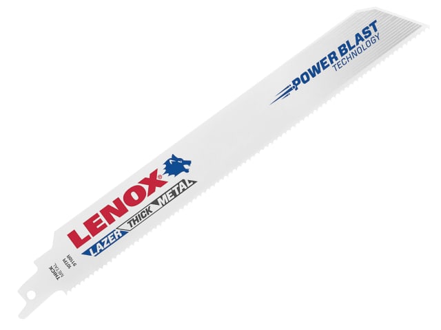 LENOX Bi-Metal Reciprocating Saw Blades 229mm 10 TPI Pack of 5 for Metal Cutting