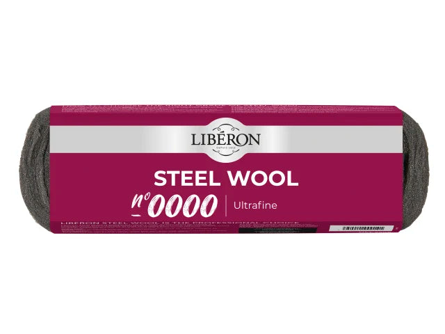 Liberon Steel Wool Grade 0000 250g Super Fine for Wood and Metal Finishes