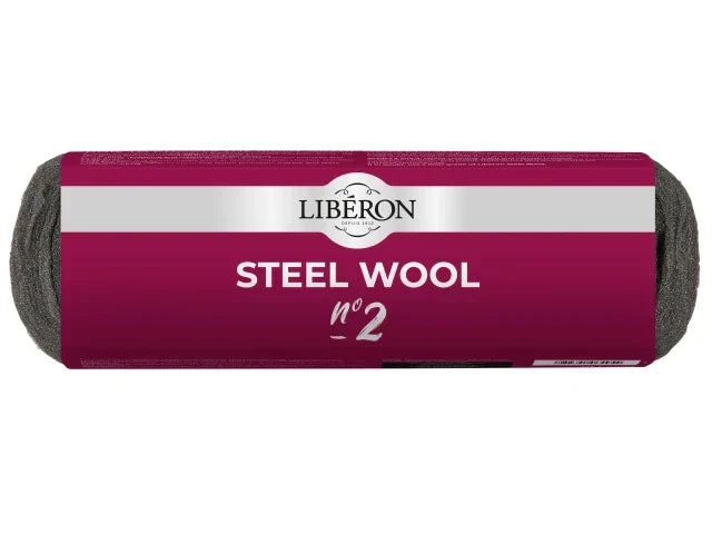 Liberon Steel Wool Grade 2 Medium 250g for Heavy Stripping and Cleaning