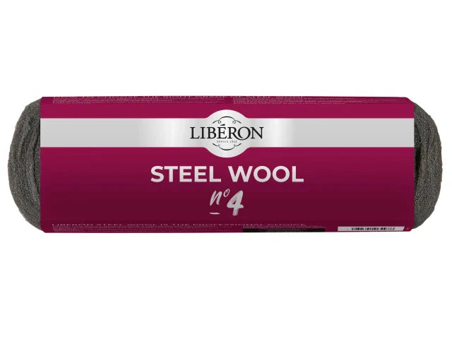 Liberon Steel Wool Grade 4 Coarse 250g for Heavy Stripping and Cleaning